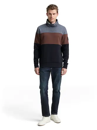 TOM TAILOR | Sweater
Marca: TOM TAILOR
Colore: blu
Categorie: Moda, Uomo
Lunghezza manica: Manica lunga
Scollo: Girocollo
Materiale: Felpa, Cotone, Poliestere / Poliammide
Forma del colletto: Collo alto
Motivo: Color Block
Vestibilità (capispalla): Regular
Stile: Ca |